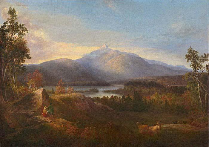 Alvan Fisher Chocorua Peak, Pond and Adjacent Scenery oil painting image